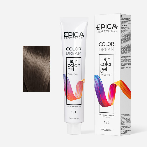 COLORDREAM 7.17 Гель-краска русый древесный, 100 мл.