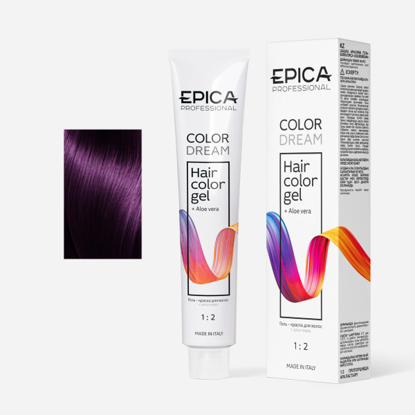 COLORDREAM 6.22 Гель-краска темно-русый фиолетовый интенсивный, 100 мл.