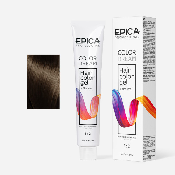 COLORDREAM 6.77 Гель-краска темно-русый шоколадный интенсивный, 100 мл.