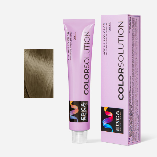 COLORSOLUTION 8N Кислая гель-краска Светло-Русый Натуральный, 100 мл.