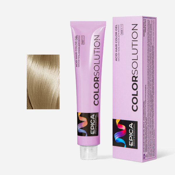 COLORSOLUTION 9.31 Кислая гель-краска Блондин Золотисто-Пепельный, 100 мл.