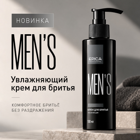 Увлажняющий крем для бритья MEN'S от EPICA Professional