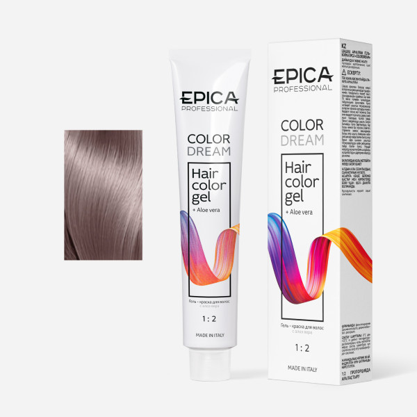 COLORDREAM 10.72 Гель-краска светлый блондин шоколадно-перламутровый, 100 мл.