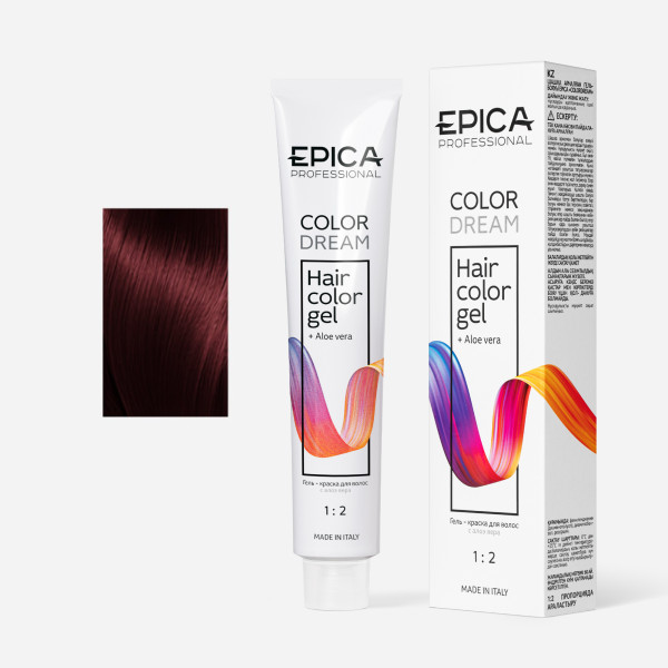 COLORDREAM 6.5 Гель-краска Русый Красный Махагоновый, 100 мл.