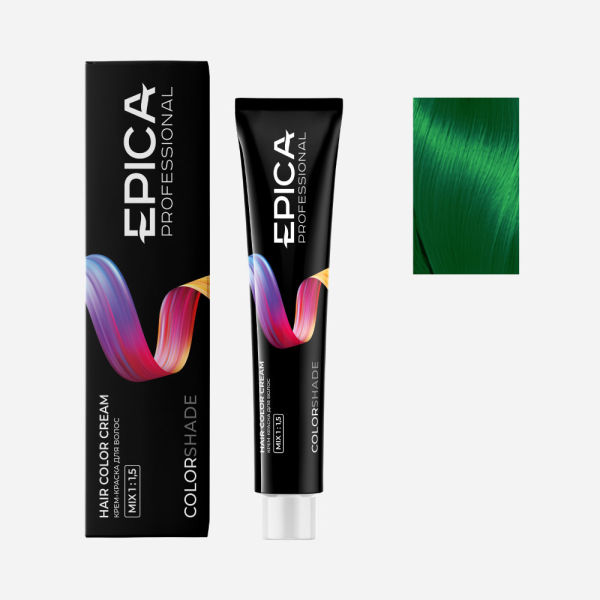 COLORSHADE Green Крем-краска КОРРЕКТОР зеленый, 100 мл.