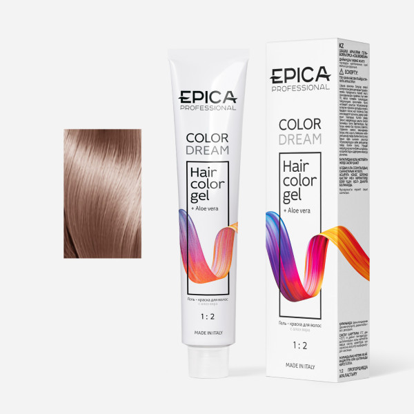 COLORDREAM 10.26 Гель-краска светлый блондин перламутрово-красный, 100 мл.