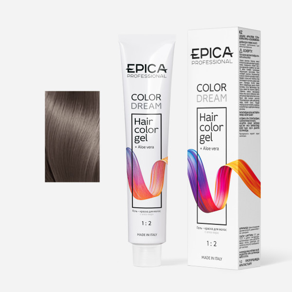 COLORDREAM 8.21 Гель-краска светло-русый перламутрово-пепельный, 100 мл.