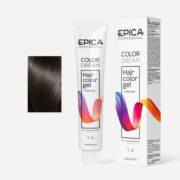 COLORDREAM 5.18 Гель-краска светлый шатен пепельно-жемчужный, 100 мл.