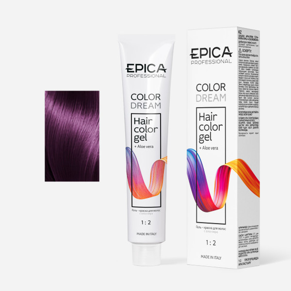 COLORDREAM 8.22 Гель-краска светло-русый фиолетовый интенсивный, 100 мл.