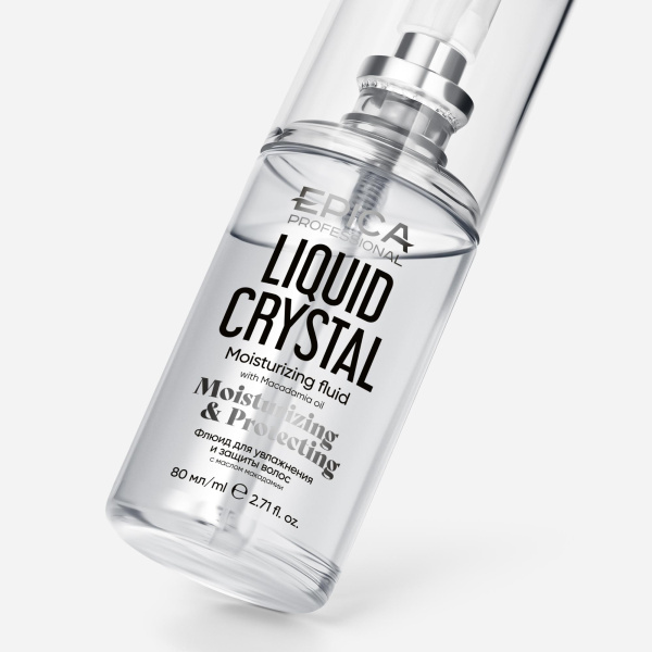 Флюид для увлажнения и защиты сухих волос «LIQUID CRYSTAL», 80 мл
