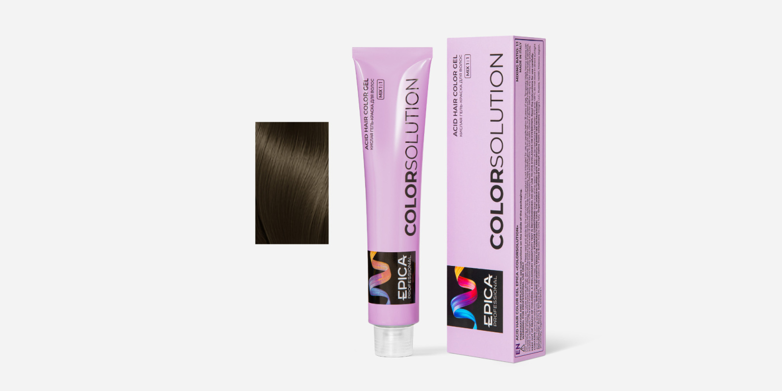 COLORSOLUTION 7N Кислая гель-краска Русый Натуральный, 100 мл.