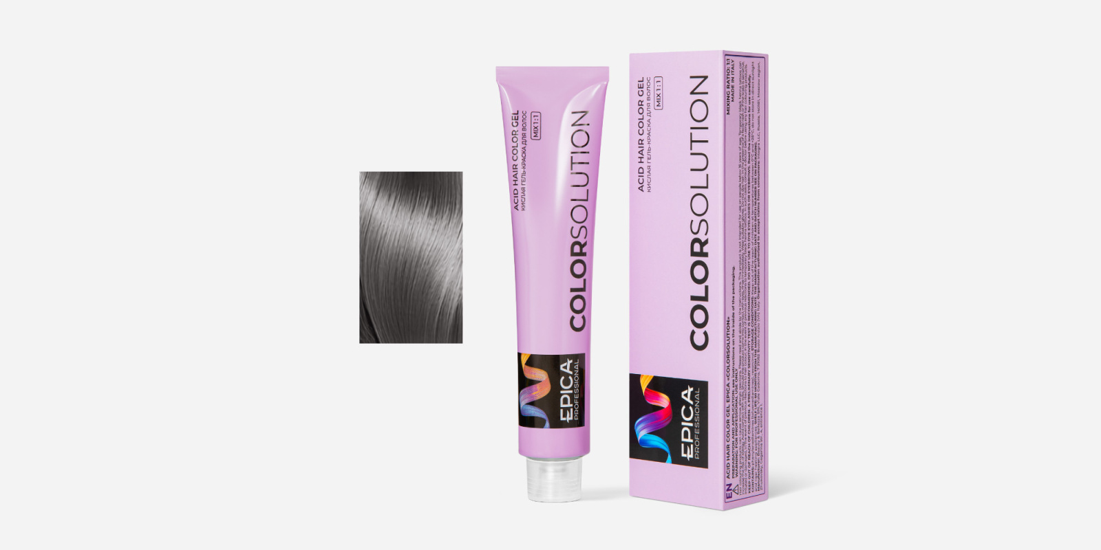 COLORSOLUTION 8.11 Кислая гель-краска Светло-Русый Пепельно-Интенсивный, 100 мл.