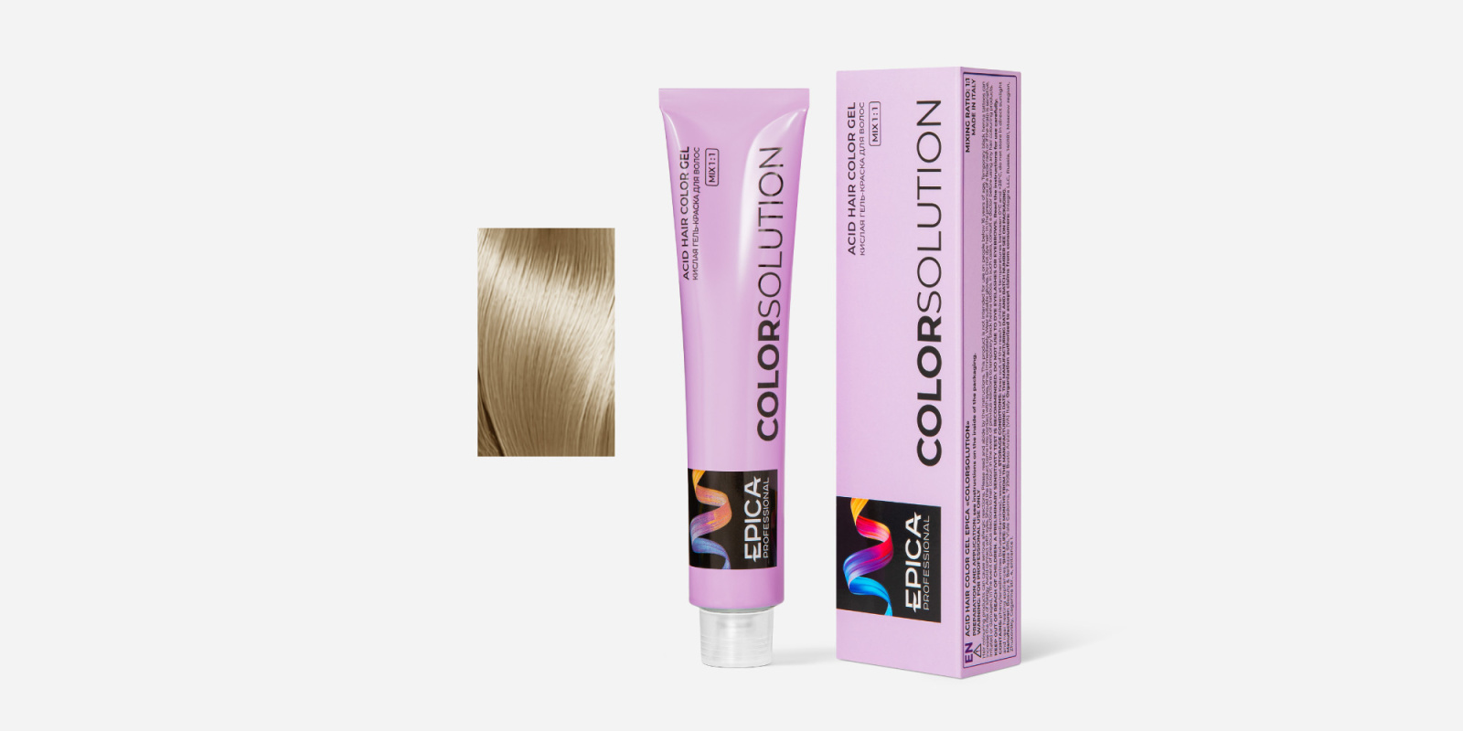 COLORSOLUTION 9.31 Кислая гель-краска Блондин Золотисто-Пепельный, 100 мл.
