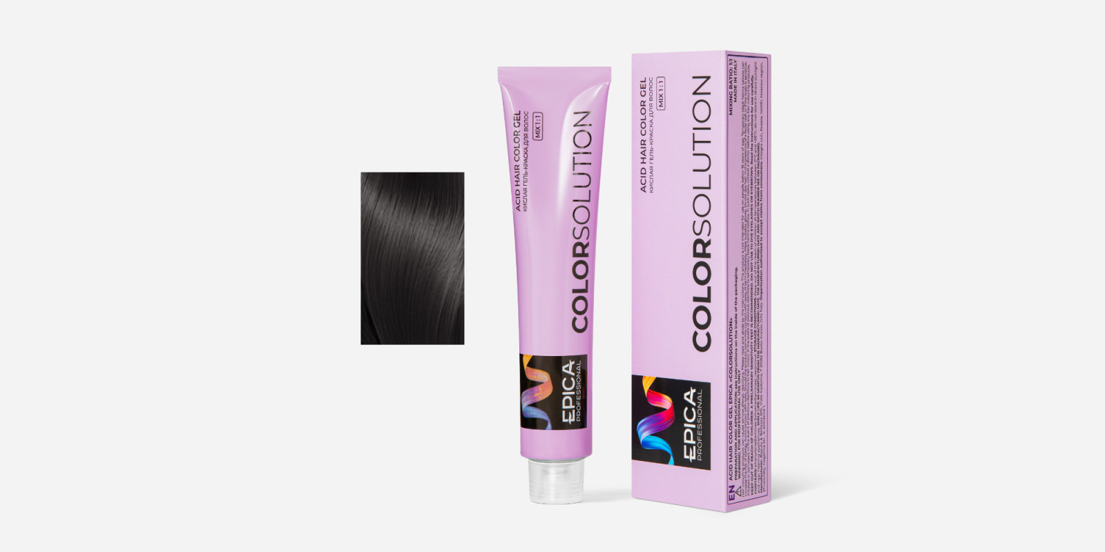 COLORSOLUTION 6.11 Кислая гель-краска Темно-Русый Интенсивно-Пепельный, 100 мл.